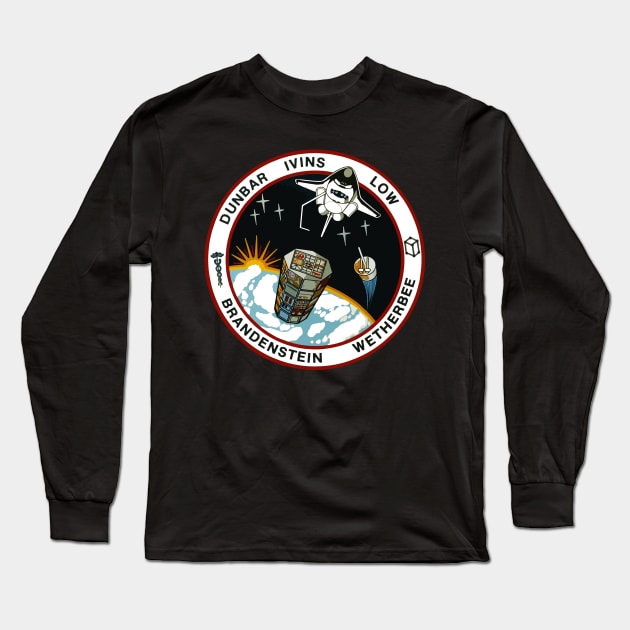 NASA STS-32 Columbia Mission Patch Long Sleeve T-Shirt by Mandra